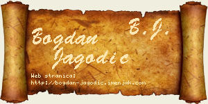 Bogdan Jagodić vizit kartica